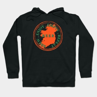 Brew Enjoy Empty Repeat - Irish Beer Acronym Hoodie